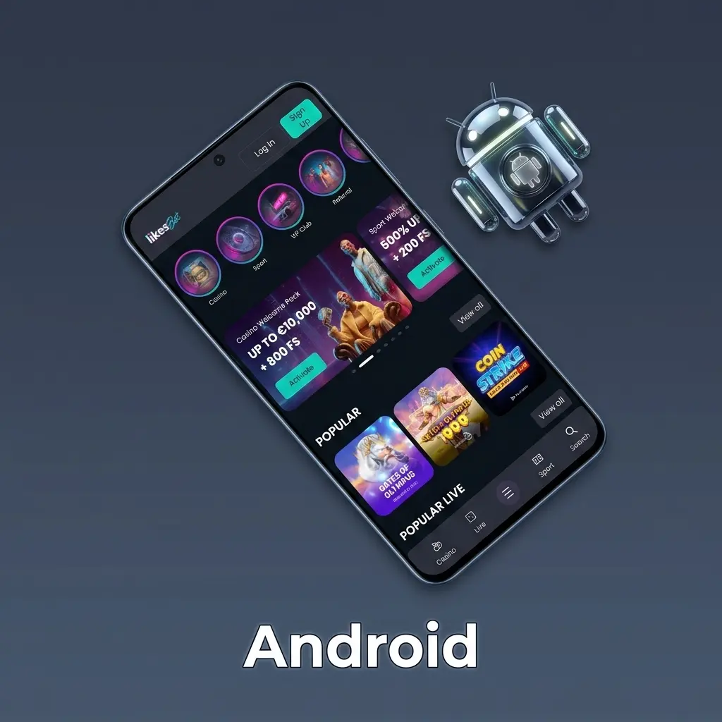 LikesBet Android-app downloaden en installeren via APK op smartphone of tablet