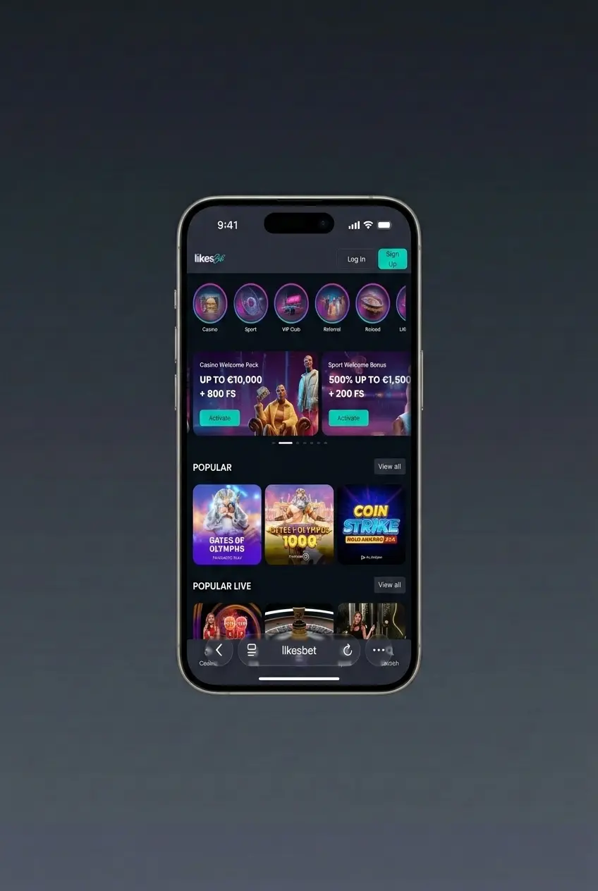 LikesBet PWA installeren op iOS via Safari op iPhone en iPad zonder App Store download